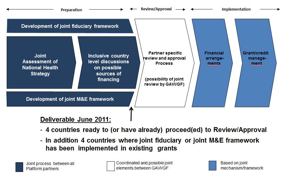Preparation: i. Countries with a robust national health strategy implement a JANS process.