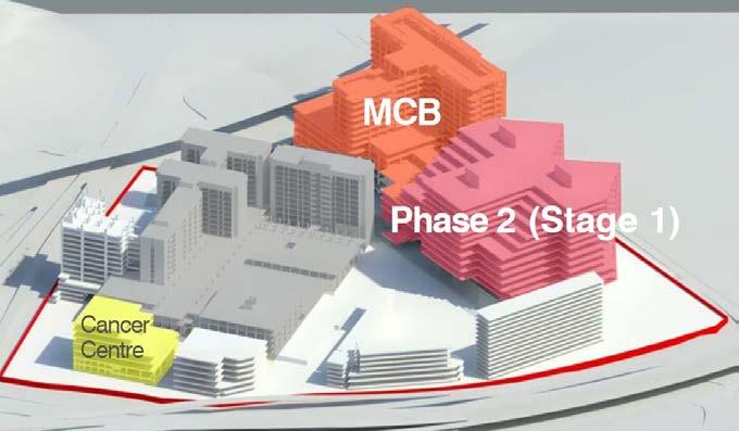 Portfolio Redevelopment of Prince of Wales Hospital - Phase 2 (Stage 1) Sha Tin Area ~ 190,000 m 2 CFA Scope of Works Demolition of 4 Staff Quarters Blocks, Nursing School Lecture Theatre and