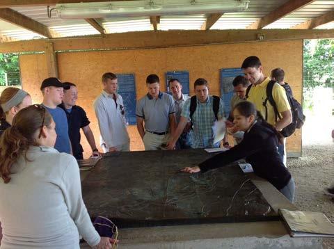 The discussion allowed Cadets to consider the importance of the fortifications in the area