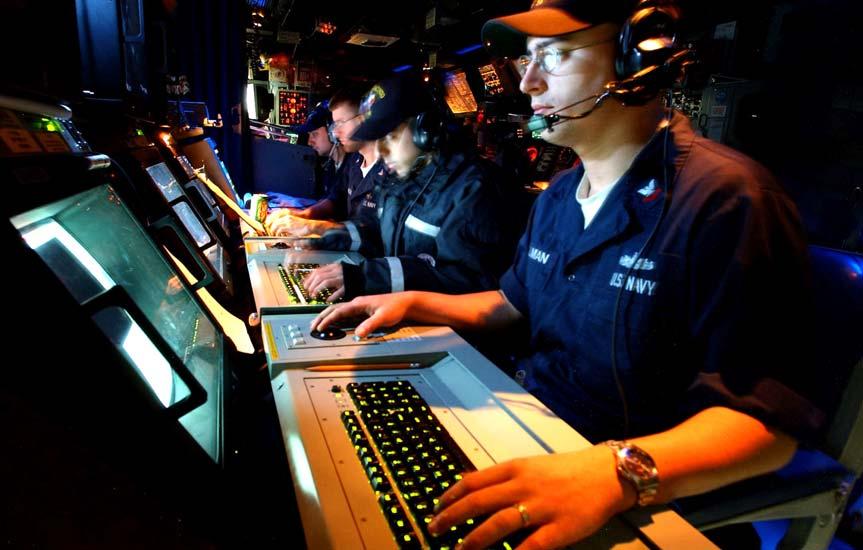 CDC is the nerve center of the nuclear powered aircraft carrier, USS Enterprise (CVN 65).