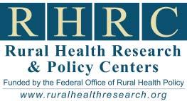 Upper Midwest Rural Health Research Center www.uppermidwestrhrc.