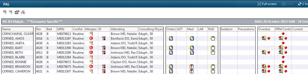 Determining Which Meds to Give When At Shift Change 1. Go to the PAL to view al