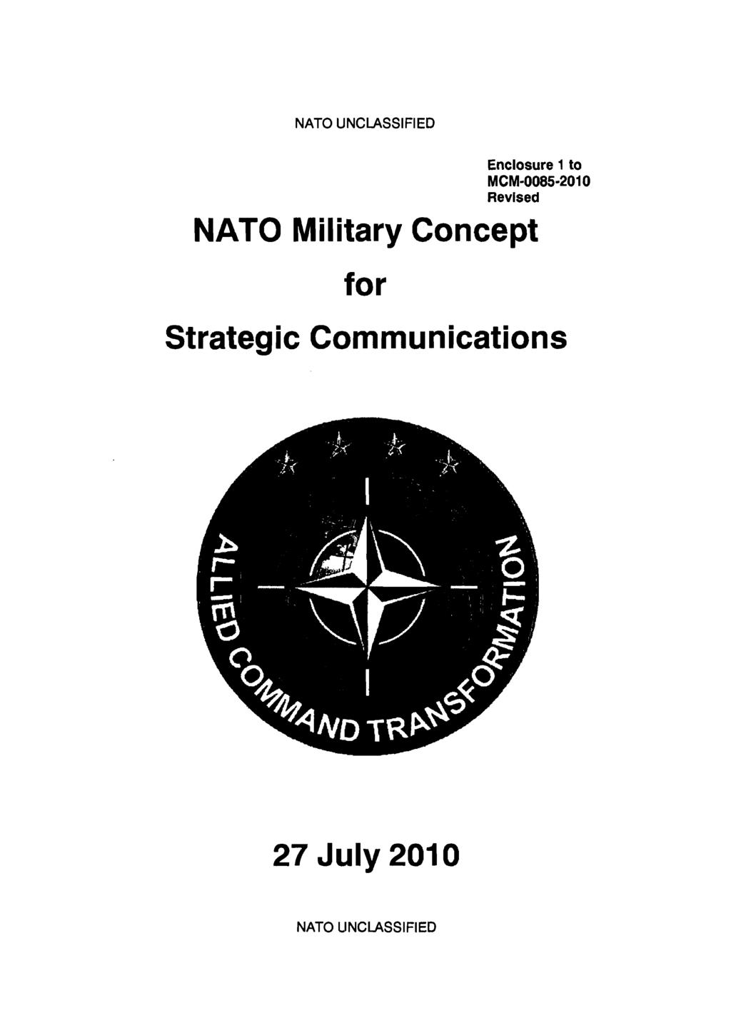 Enclosure 1 to MCM-0085-2010 Revised NATO