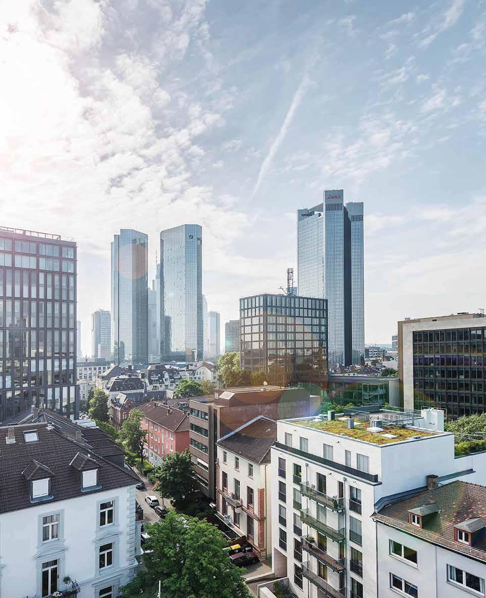 SITE TOP FEATURES The exclusive location at the heart of Frankfurt's bank district will itself make a lasting impression on your customers and staff.