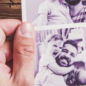 If family is important to you, displaying family photos is a great way to highlight that part of your personality.