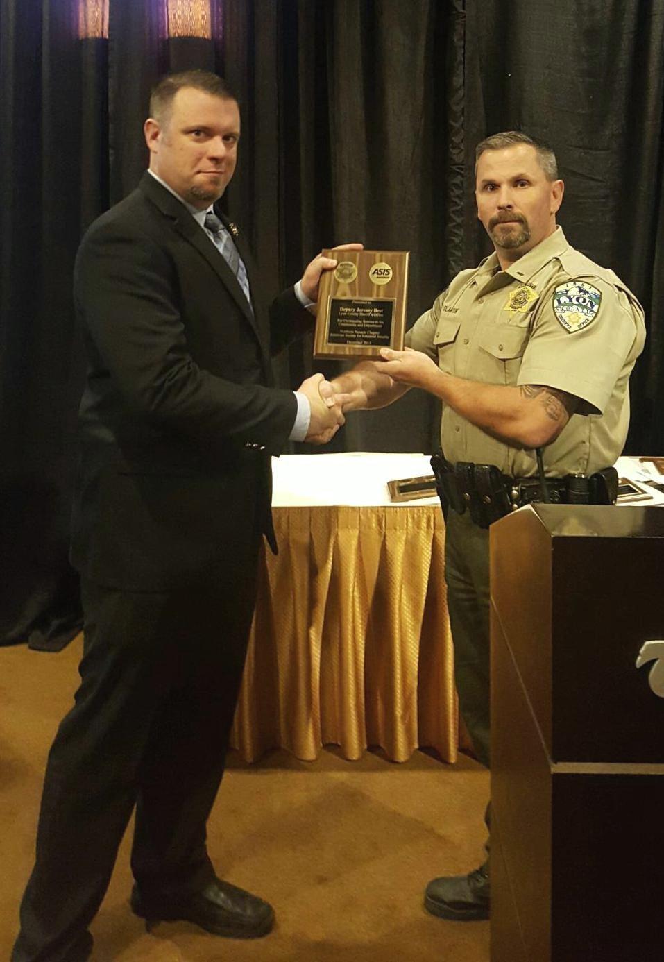 Community Service Award Awarded by the Sheriff to an individual or civilian who designs, implements and/or participates in community or school projects, neighborhood watches, town meetings, cultural