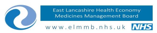EAST LANCASHIRE HEALTH ECONOMY MEDICINES MANAGEMENT BOARD MINUTES OF THE MEETING HELD ON WEDNESDAY 15 th MARCH 2017 AT 12.