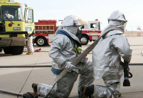 importance. So it was with the 507th Air Refueling Wing s Civil Engineer firefighters during their January drill as they practiced their aircrew extraction training.
