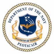 PROGRAM EXECUTIVE OFFICER TACTICAL AIRCRAFT PROGRAMS ORGANIZATIONAL STRUCTURE and PROGRAMS PEO DEPUTY PEO RADM Dave Venlet Ms.