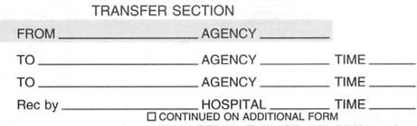 Page 12 of 20 The A/C/TO/TL/MS column identifies the individual's primary responsibilities related to the patient.
