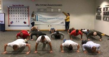 This challenge gives Americans an opportunity to say thank you to our returning military service members by dedicating 20 push-ups,