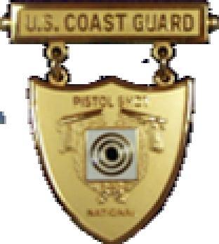 Navy Fleet Rifleman Excellence in Competition Badge (Bronze) Image Pistol Marksmanship Badges Name CG National Pistol Shot (Gold) CG National