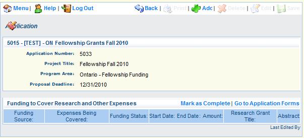 8.16 Funding to Cover Research and Other Expenses CBCF Fellowship funding does not directly support research expenses, travel expenses, etc.