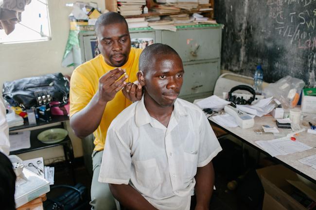 Zambia, a country of nearly 14 million people, has just one audiologist, Alfred Mwamba, a 2004 Masters graduate from the Department of