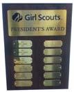 GSUSA PRESIDENT S AWARD 2016-2017 The President s Award recognizes the efforts of a service-delivery team or committee whose exemplary service in support of delivering the Girl Scout Leadership