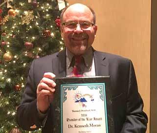 Dr. Kenneth Moran receives the 2016 Drouhard Award The Navajo Hopi Health Foundation (NHHF) Thomas J. Drouhard, M.D., Provider of the Year Award exemplifies fulfilling the mission statement of TCRHCC with compassion, competence, courage, community spirit, generosity, and kindness.