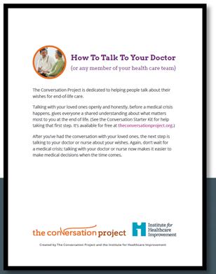 summary) How to Talk to Your Doctor