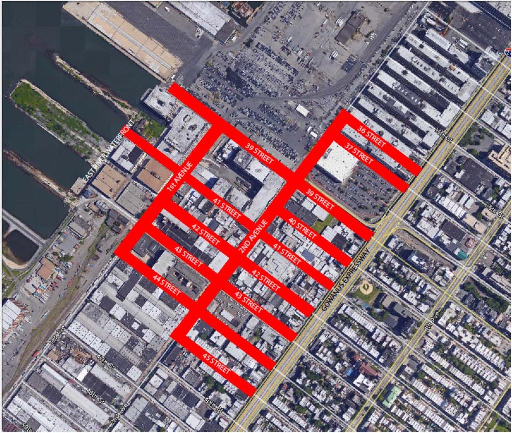 Proposed Limits of Work (36 th Steet-45 th Street, Third Avenue East River) Priority Intersections: