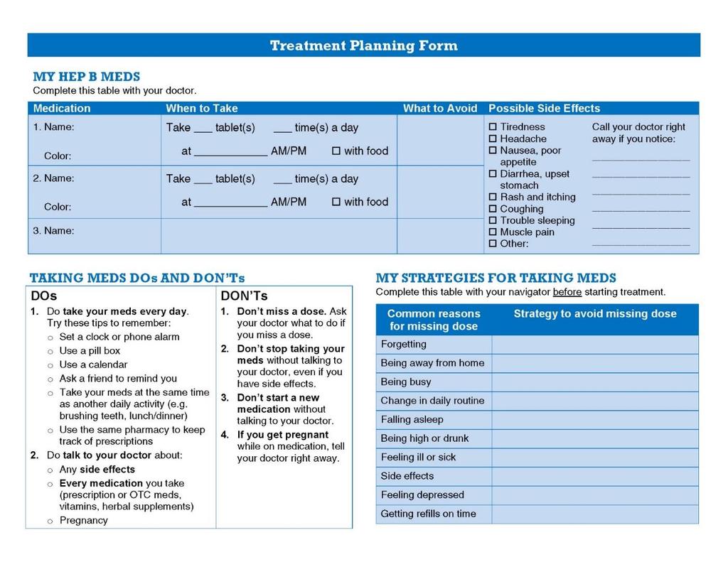 Tool to support treatment readiness
