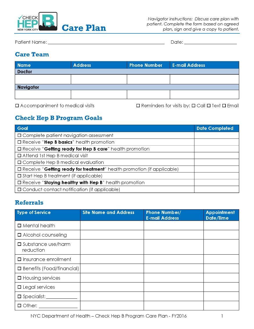 Patient Navigation Materials Protocol Patient Navigation Form Demographic Info Brief Assessment Referrals Clinical