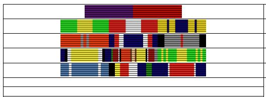 NROTC AWARDS 13 All Around Performance Ribbon 14 Academic Excellence (for 3.75-4.00 GPA) Ribbon 15 Academic Achievement (for 3.50-3.