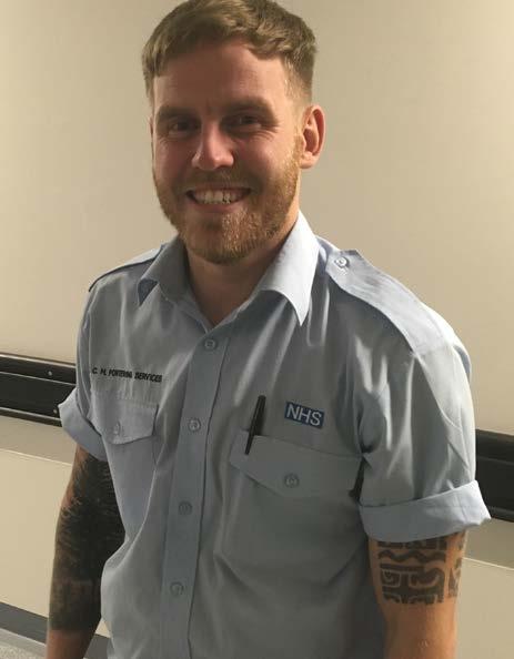 A DAY IN THE LIFE OF... MATT SIBBALD Hospital Porter West Cumberland Hospital, Whitehaven Trust Talk SPRING 2018 WHAT DOES A TYPICAL DAY AT WORK LOOK LIKE?