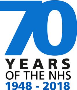 Trust Talk SPRING 2018 Celebrating 70 years of the NHS The NHS is turning 70 on 5th July and plans are underway to celebrate both locally and nationally.