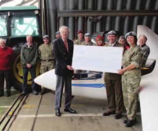 headlines continued Anglia Gliding Club supporting management to secure MoD Community Covenant grant to purchase launch and recovery equipment to benefit members and visitors to this military / civil