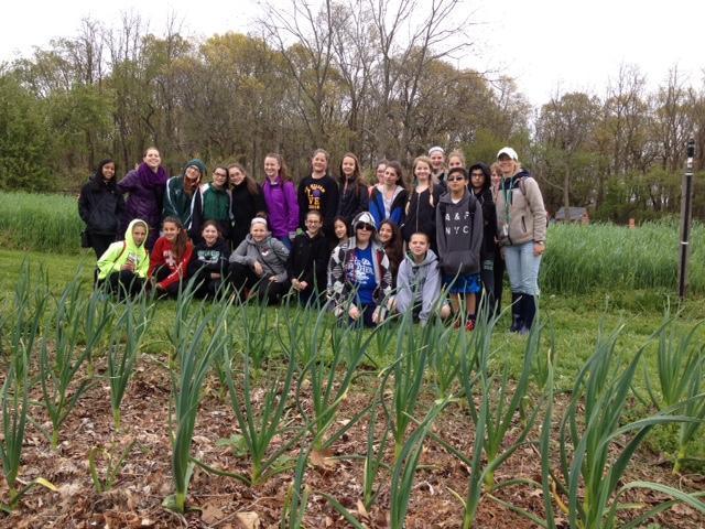 Family and Consumer Science Field Trip Restoration Farm in Bethpage taught benefits of organic, local farming as a career to 7th graders.