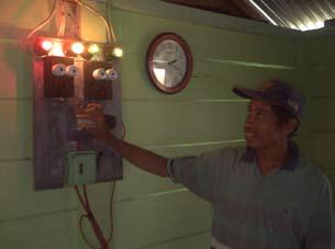 Balayon Village, kecamatan Liang, kabupaten Bangkep, Central Sulawesi shows the state power company PLN how to do rural electrification.