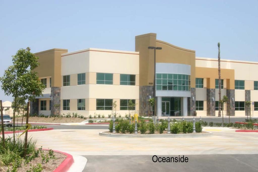 North County: Oceanside MOB Expansion Opened March 2014 New