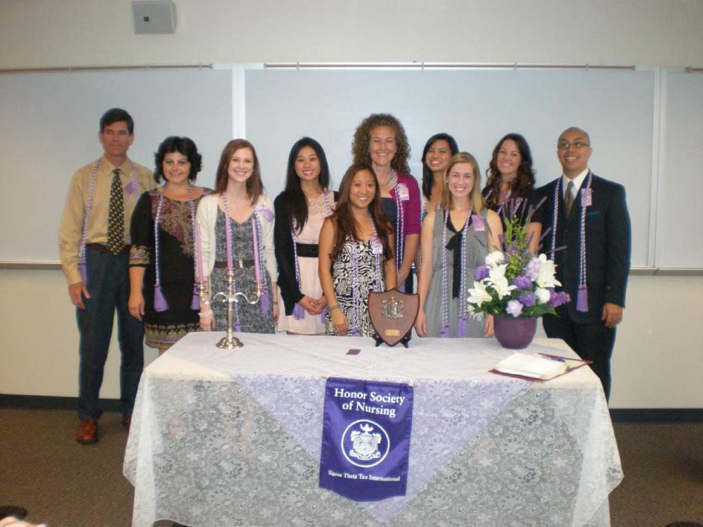 SIGMA THE LOREM THETA TAU IPSUMS INTERNATIONAL page 7 SUMMER SUMMER 2016 2014 Iota Sigma Induction Ceremony Azusa Pacific ELM Nursing Students from Cohort 32 were inducted into the Iota Sigma Honors