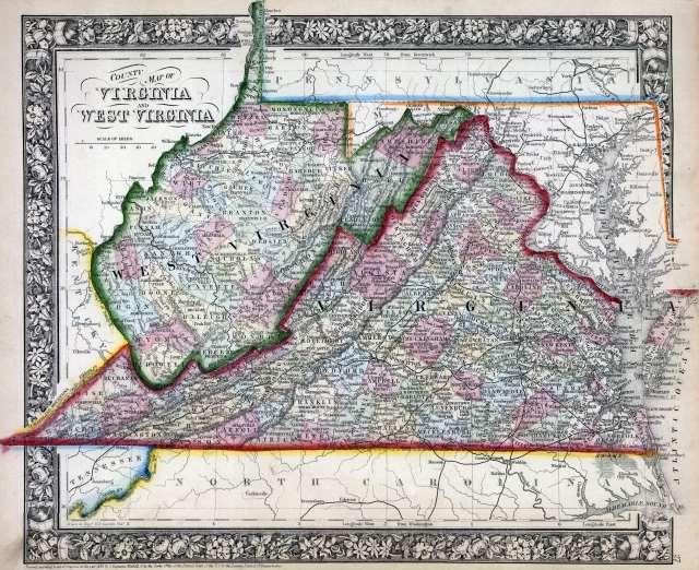 C. West Virginia secedes from Virginia, 1863 When the state convention at Richmond passed an ordinance of secession it was as valid an act for the people of Virginia as was ever passed by a