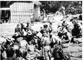 troops in the Philippines, surrendered his approximately 75,000 troops at Bataan as tens of thousands of Filipinos and Americans, the largest American army ever to surrender, on April 9, 1942.