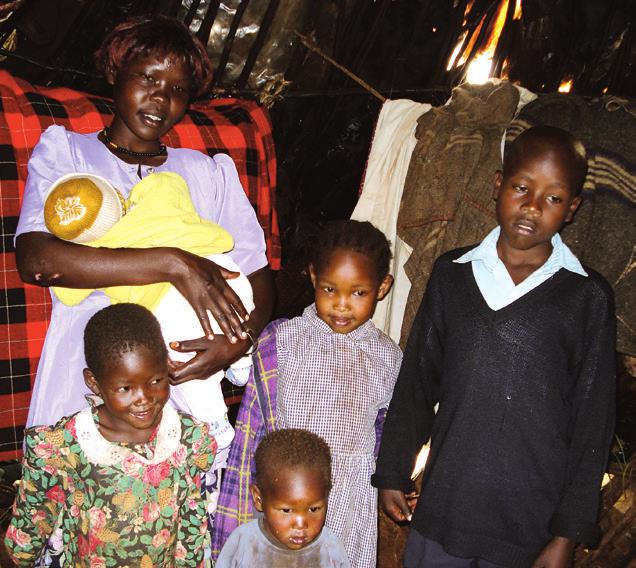 A poor family in the Kitale area of Kenya. Kenya Health Facts Nearly 5 out of every 100 Kenyan babies die before their first birthday.