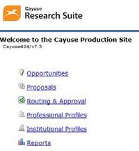Cayuse 424 Set up your Professional Profile Find an Opportunity Create a Proposal 51 Log-in to Cayuse 424