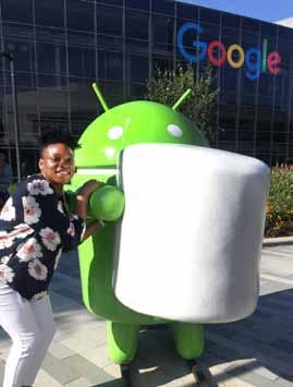 Nnedimma interned at Google yes, that Google at its headquarters in California. She helped employees with their corporate devices, from internet connectivity issues to retrieving information.