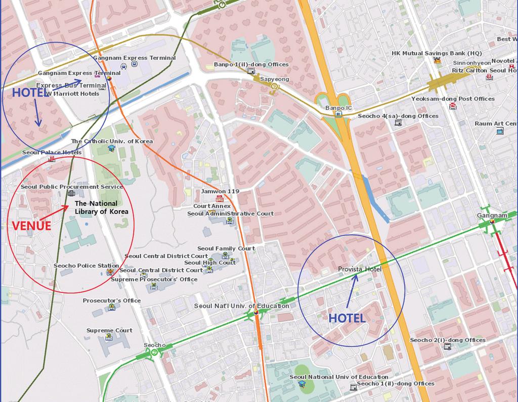 Seoul Map of