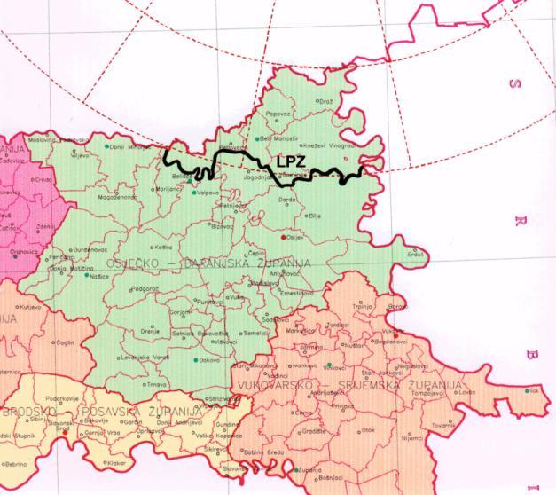 The eastern part of the Croatian territory is within the LPZ with regard to Paks NPP. Paks NPP is located 75 km north of the Hungarian-Croatian border on the left bank of the Danube river.