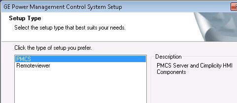 Figure 9: Entering customer information during installation QUICKSTART GUIDE Figure 10: Selecting full PMCS install or remote computer install 7.