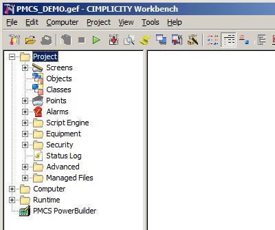name field matches the name of the host machine. Disregard the Startup timeout field and the General tab. Click OK to open the CIMPLICITY HMI Project Wizard. 4. Complete the CIMPLICITY Project Wizard.