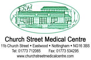 Page 1 of 5 New Patients Are Always Welcome Thank you for registering at Church Street Medical Centre For compliance with current governance regulations and to ensure we have all the necessary
