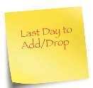 The Drop/Add form must be signed by a parent and the forms are due by Friday, Sept.