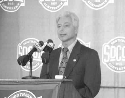 Southern Conference Staff Postseason History Records 2007-08 Review Team Profiles Southern Conference Introduction 16 John Iamarino Commissioner John Iamarino was named the eighth commissioner of the