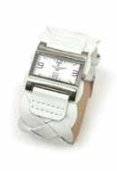 included) Interior: Lined in cream velvet with 10 watch holders Exterior: Black croc faux