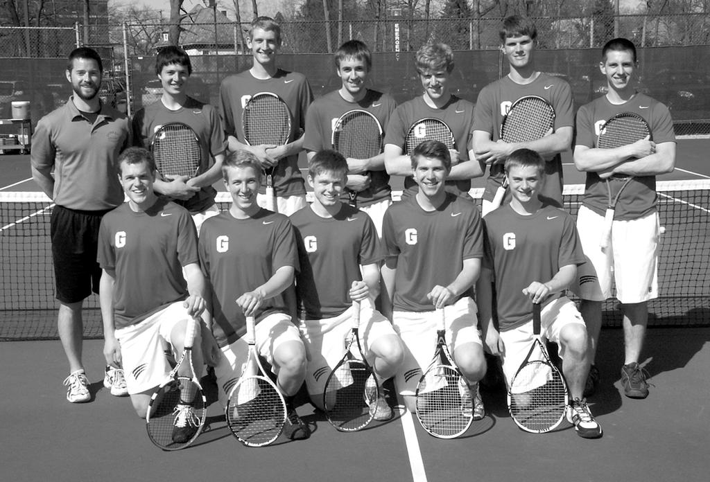 MEN S TENNIS 2013-2014 2012-13 IN REVIEW Prior to the 2012-13 season, the Grove City College men's tennis team featured plenty of depth and experience, two valuable assets for a program looking to