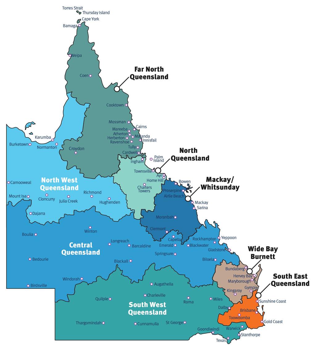 Work Ready Queensland: Extending the Back to Work Program 9 JOBS BY REGION SINCE 1 JULY 2016 NO. OF JOBS NO.