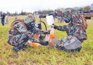 The Army Training Command has conducted detailed studies into NBC warfare. Indian army schools of instruction and combat include NBC scenarios.