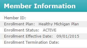 Q. How do I determine a Healthy Michigan Plan member? A.