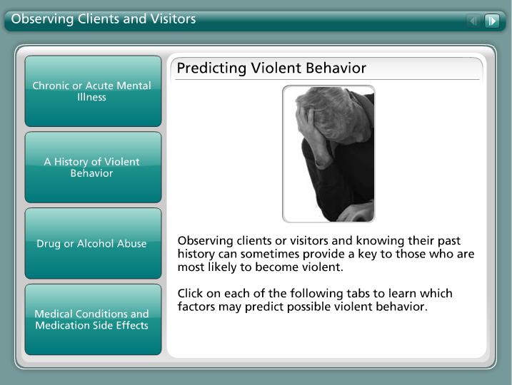 Slide 7 Observing clients or visitors and knowing their past history can sometimes provide a key to those who are most